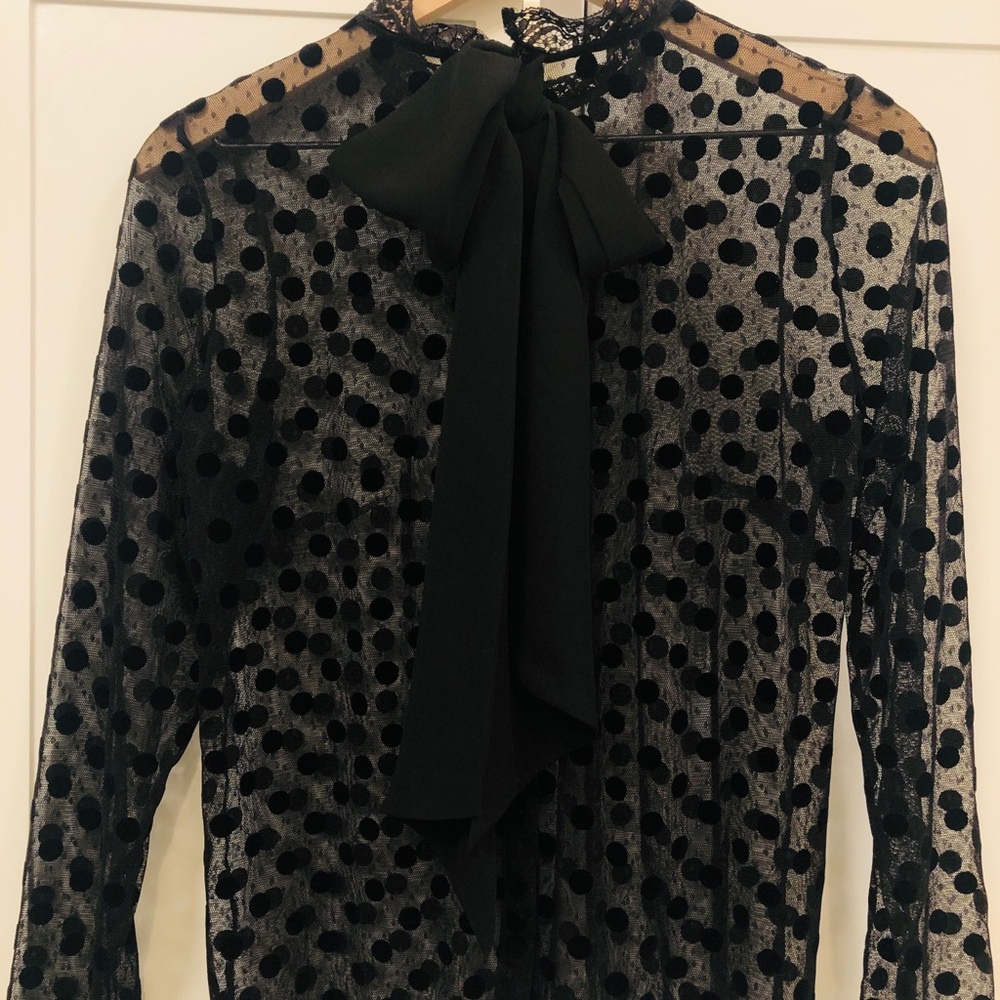 Sézane Siam Blouse Black size 4
